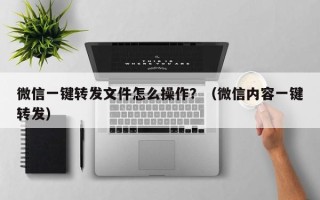 微信一键转发文件怎么操作？（微信内容一键转发）