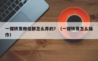 一键转发微信群怎么弄的？（一键转发怎么操作）