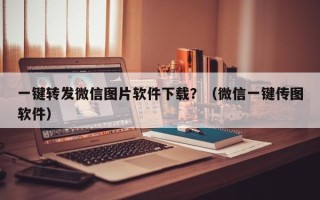 一键转发微信图片软件下载？（微信一键传图软件）