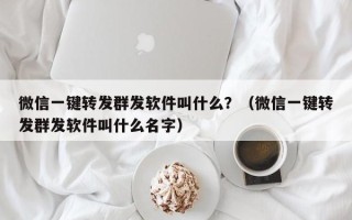 微信一键转发群发软件叫什么？（微信一键转发群发软件叫什么名字）