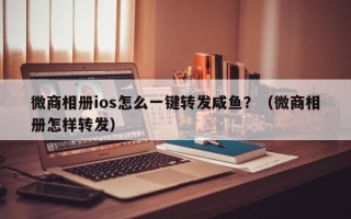 微商相册ios怎么一键转发咸鱼？（微商相册怎样转发）