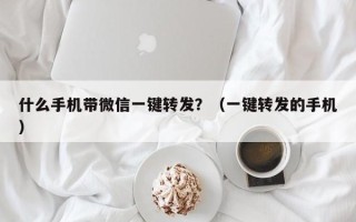 什么手机带微信一键转发？（一键转发的手机）