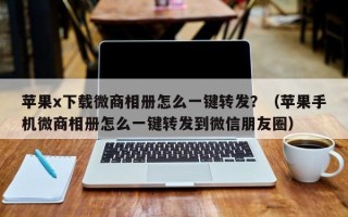 苹果x下载微商相册怎么一键转发？（苹果手机微商相册怎么一键转发到微信朋友圈）