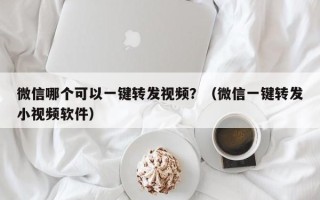 微信哪个可以一键转发视频？（微信一键转发小视频软件）