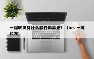 一键转发有什么软件嘛苹果？（ios 一键转发）