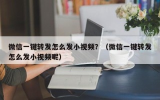 微信一键转发怎么发小视频？（微信一键转发怎么发小视频呢）