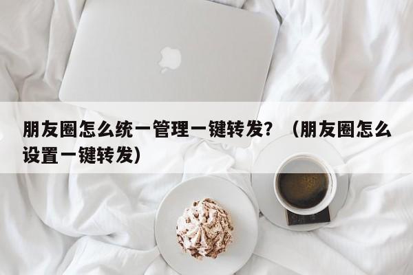 朋友圈怎么统一管理一键转发？（朋友圈怎么设置一键转发）-第1张图片-微多开